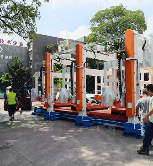 Projet de ligne de production de briques en mousse légère pour le client de Hunan Chenzhou