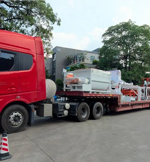 Projet de ligne de production de blocs auto-isolants homogènes de Xinjiang Urumqi