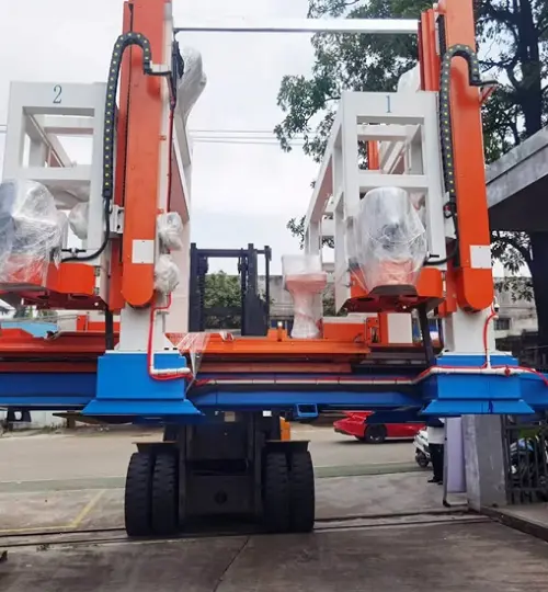 Projet de blocs auto-isolants homogènes en granulés de PSE pour un client à Bole, province du Xinjiang, Chine