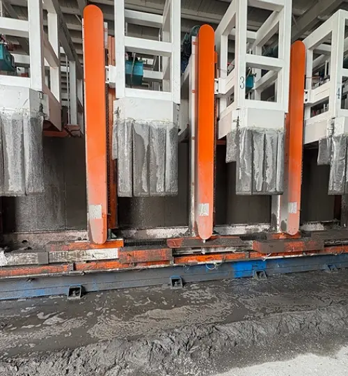 Projet de ligne de production de briques aérées CLC non autoclavées d'un client du Sichuan