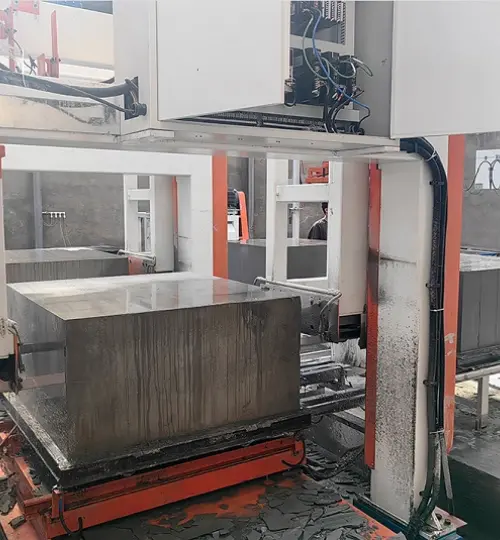 Projet de transformation de blocs céramiques de l'équipement de blocs d'aération autoclavés du client de Zhejiang