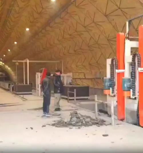 Mise en service réussie d'une ligne de production de blocs pour un client d'Asie centrale au Kirghizstan